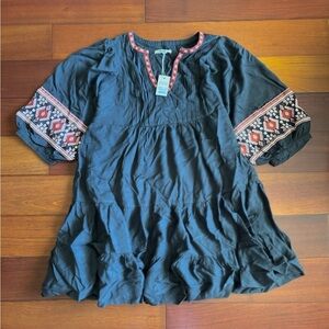 Marine Layer Olema Long Sleeve Mini Dress